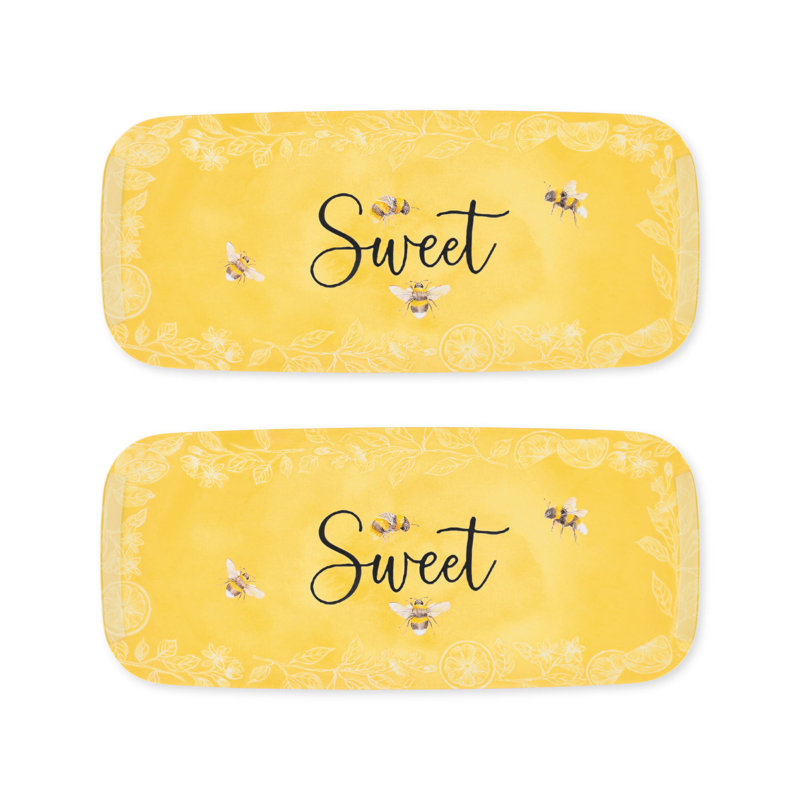 Abegayle Melamine Tray - Set of 2