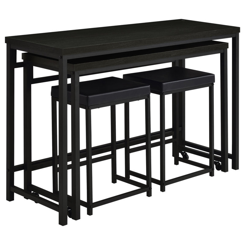 Ensemble de tables 4 pièces à hauteur de comptoir Klekner