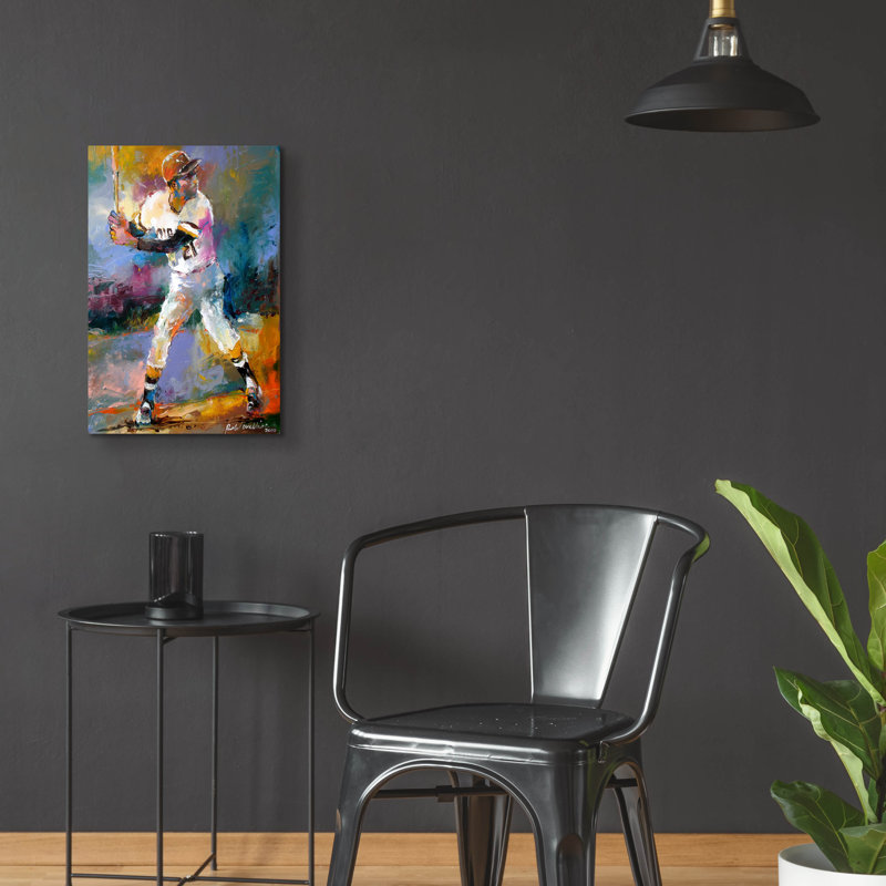 "Roberto Clemente" par Richard Wallich, H 24 po x l 16 po x P 0,2 po