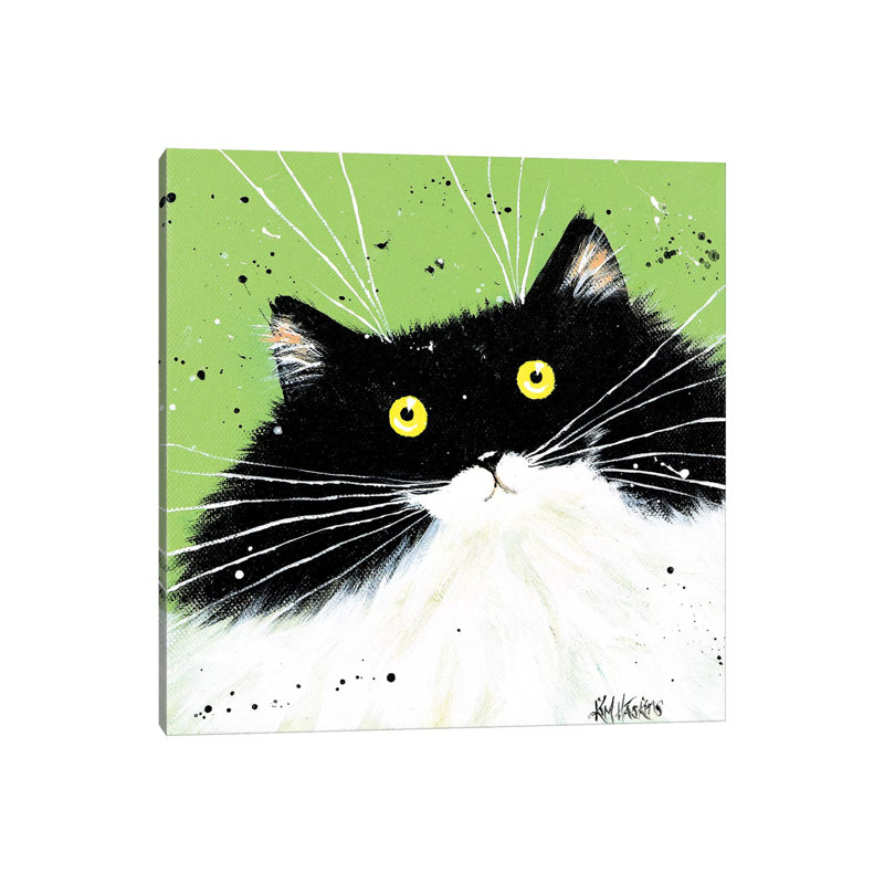 «How Are You» par Kim Haskins - reproduction d'art, Pas de tapis, Toile tendue, H 26 po x l 26 po x P 1,5 po