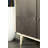 Ferrer 2-door Wood Accent Cabinet White Washed and Black