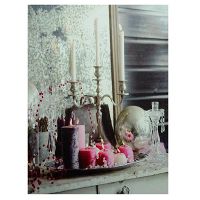 " LED Lighted Regal Romance Candleabra Christmas "
