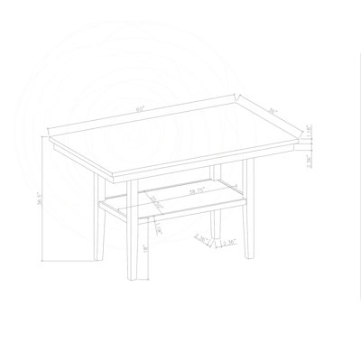 Ensemble de table de bar et tabouret brun avec banc