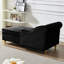 Chaise longue moderne avec revêtement en velours