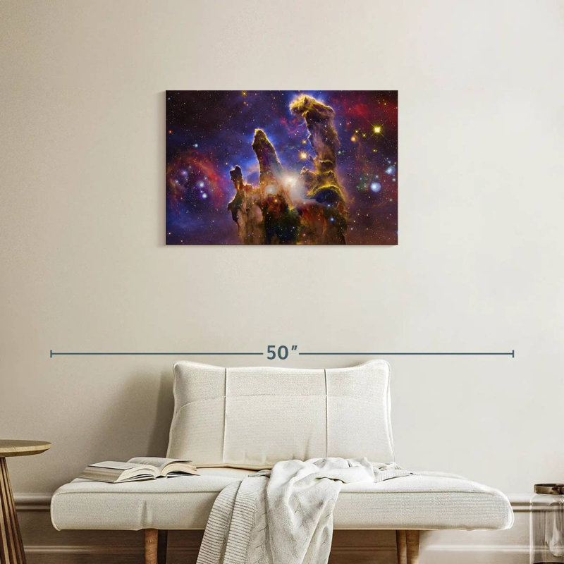 Nébuleuses et étoiles, H 20 po x l 30 po