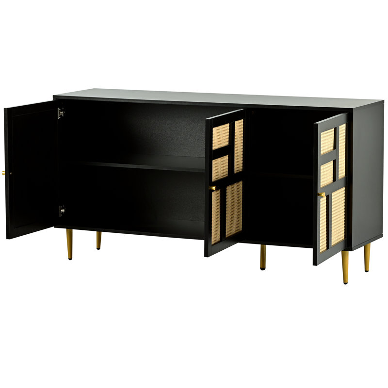 Eddyson 57'' Console Table, Black