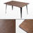 Geni Metal Base Dining Table