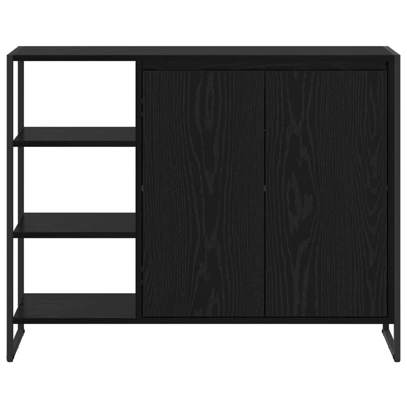 96.5cm Sideboard, Black Oak