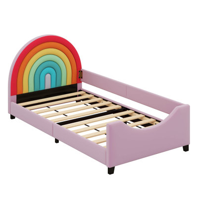 Lit de jour simple tapissier Rainbow
