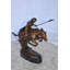 Statue Inso Cheyenne Remington en bronze sur marbre taille: 12 po x 4 po x H 12 po