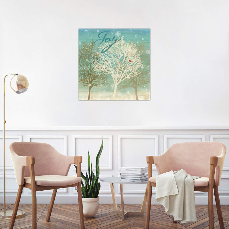 Holiday Trees II 1 Piece Wall Art on Canvas, 93.98 cm H x 93.98 cm W x 1.91 cm D, Wrapped Canvas
