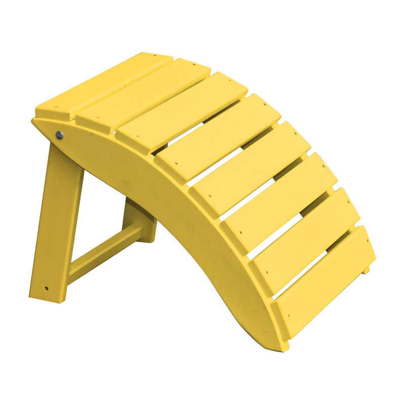Repose-pieds pliant Lriot, Jaune citron