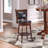 Coriyah Swivel Upholstered Counter Stool with Solid Wood Frame-1697007049-1650268101
