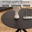 Ensemble de salle à manger à piédestal rond avec chaise en bois-2118714237-2118714236-2118714238