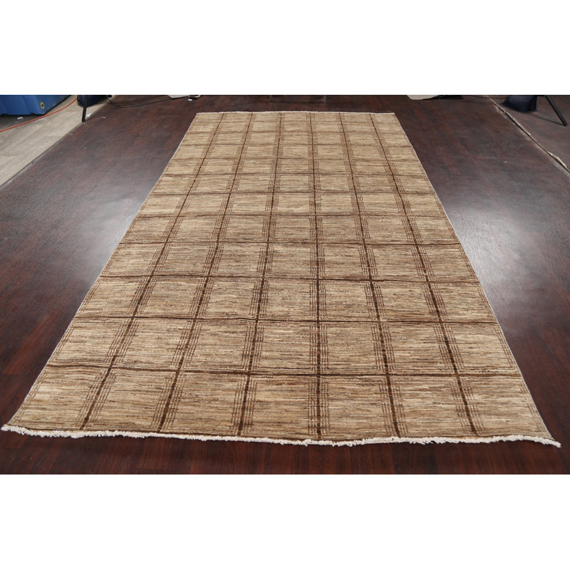 Tapis damier Gabbeh 6 x 10