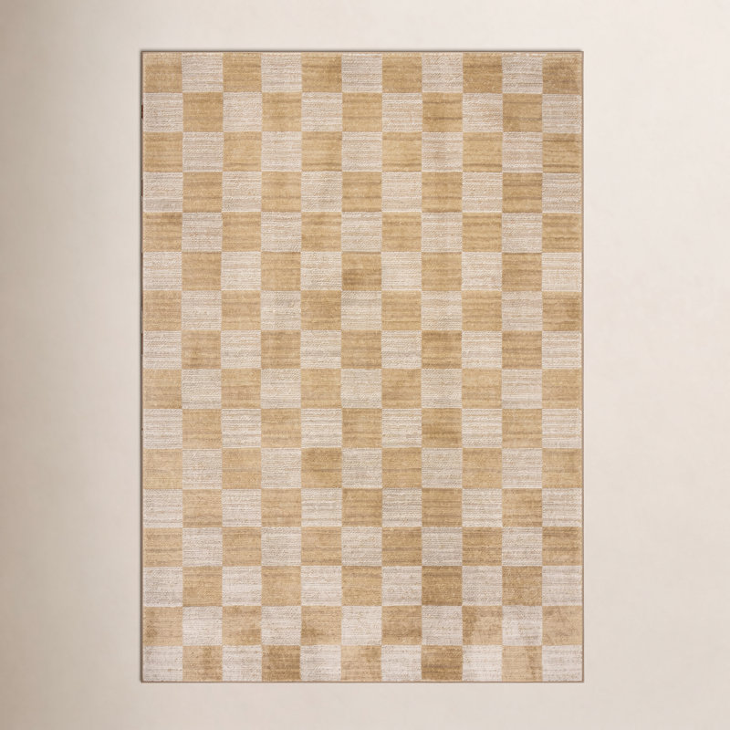 Chris Loves Julia x Loloi Calvin Apricot / Ivory Area Rug, Rectangle 7'10" x 10'