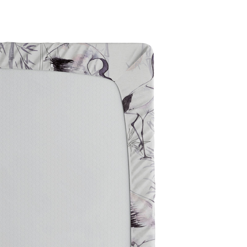 Microfiber Fitted Sheet, Full Fitted Sheet, Black/White Animal