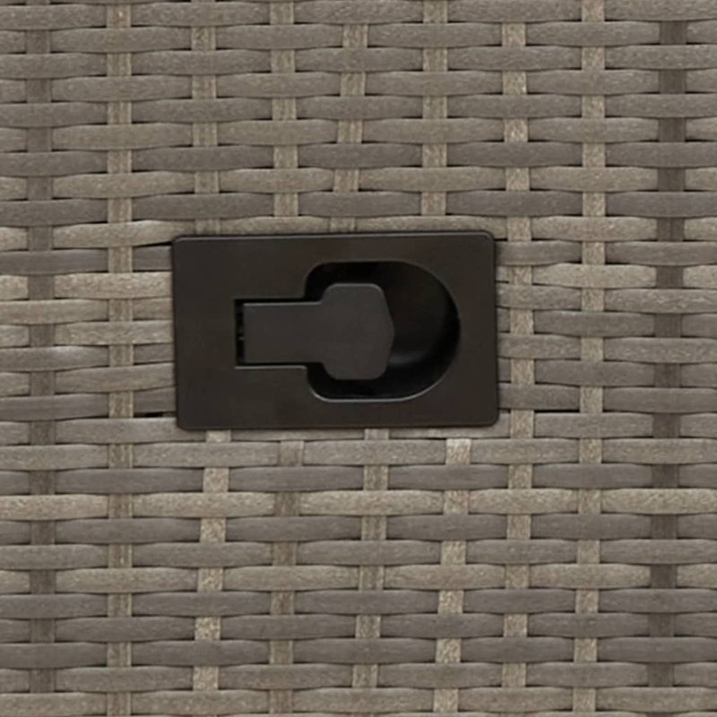  Canapé de jardin inclinable gris