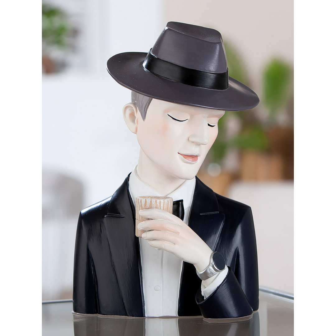 Figur "Gentleman mit Whiskyglas"