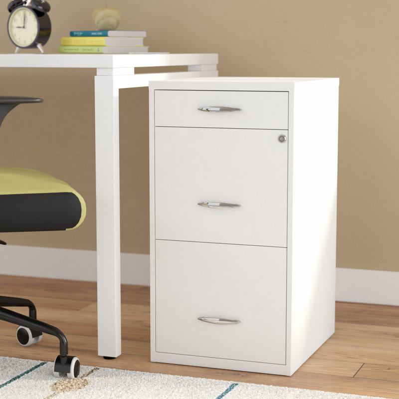 14.25'' Wide 3 -Drawer Steel File Cabinet