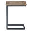 Moderne - Table d'appoint en C - Brun plage