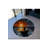 Round Woven Base Modern Decorative Carpet With Sea Sunset And Human In A Boat Pattern-455680037