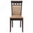 Classic 7PCS Rectangular Dining Set, Wooden Dining Table With 6 High Back Upholstered Dining Chairs