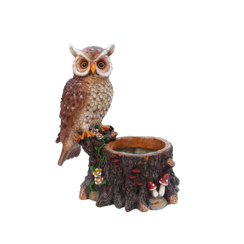 Jardinière multifonctionnelle en résine 22 po Hibou