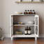 Armoire de cuisine avec portes doubles en verre