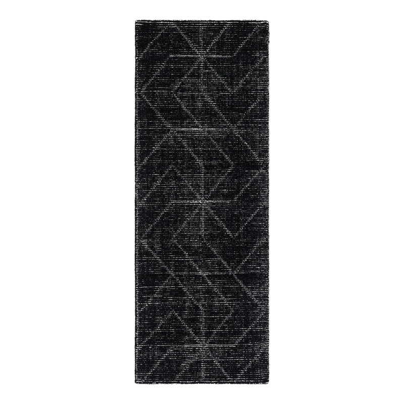 Cyndle Hand-Tufted Wool Geometric Area Rug, Runner 2' x 6'1"