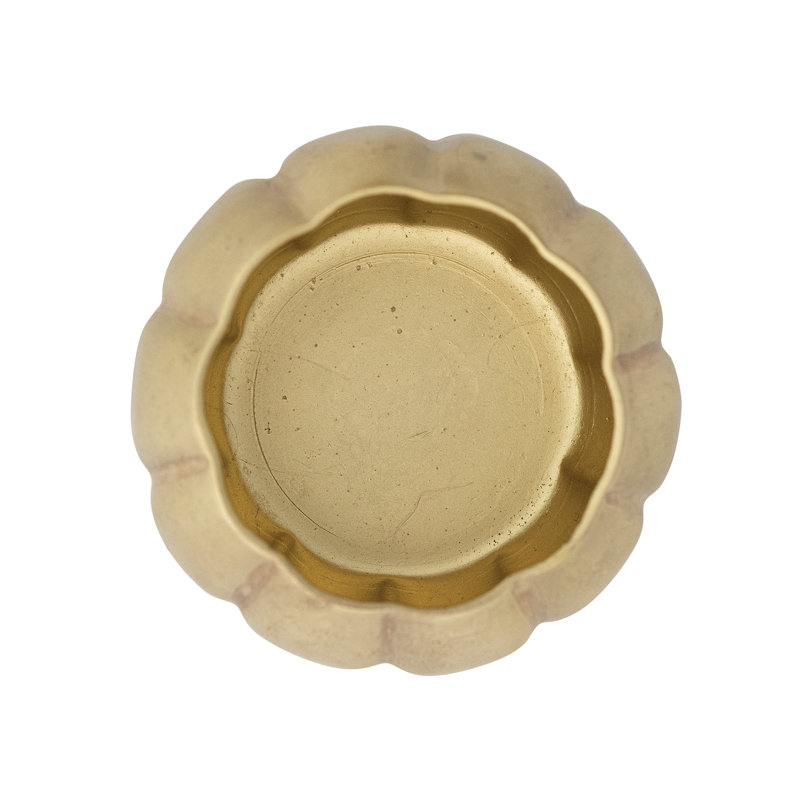 Antiqued Iron Pumpkin Votive Holder