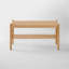 Banc à chaussures en hêtre massif 31,5 po-696483026