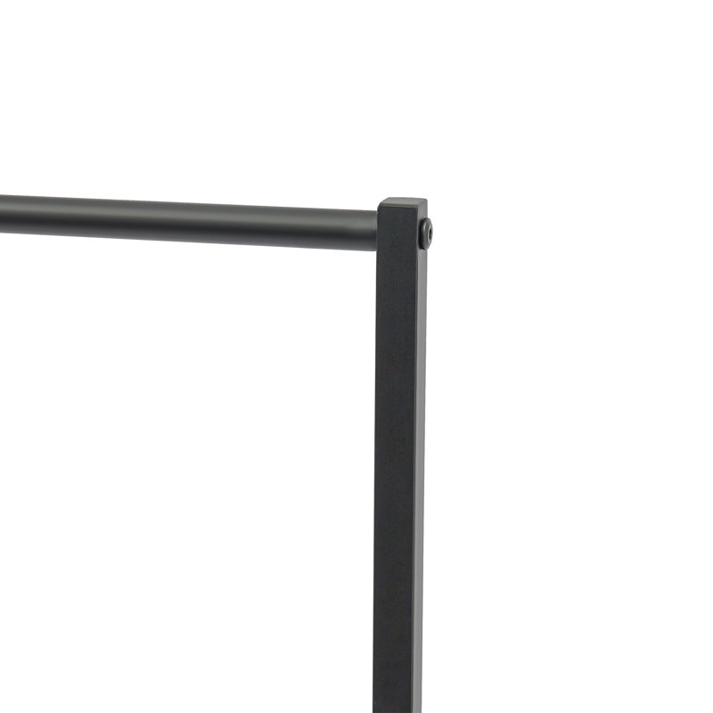 Black Freestanding Storage Organizer Rack