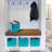 Sorbus 11" Foldable Storage Cubes with Handles in Aqua
