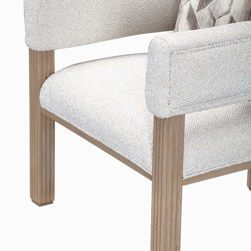 West Kensington Accent Chair, Medium Yellow Wood
