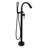 Double Handle Floor Mounted Tub Filler With Handshower-70285724