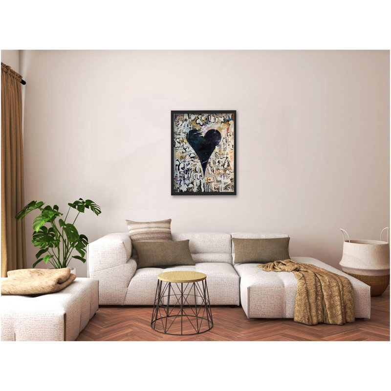 «Neptune's Fury» par Norman Wyatt Jr. - reproduction sur toile, Pas de tapis, H 24 po x l 18 po