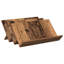 Wood Free Standing Magazine Rack-418295308
