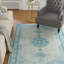 Tapis oriental turquoise Rizo Pat-1254722450