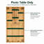 Table de pique-nique pliante en bois