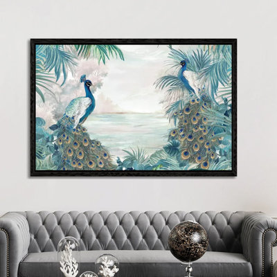 Indian Peafowls - Print on Canvas