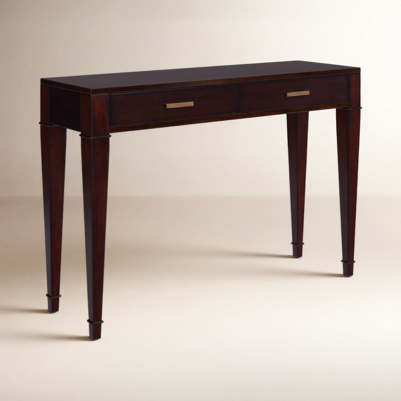 Fayra Mazekine 45" Console Table, Dark Cherry