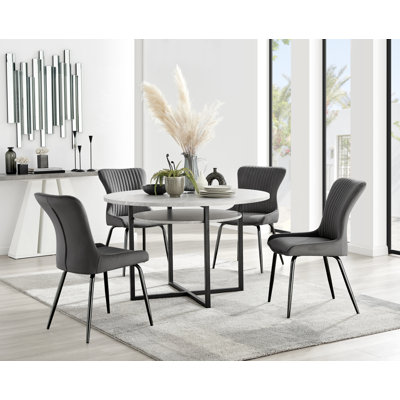 Aashdon 4 - Person Dining Set