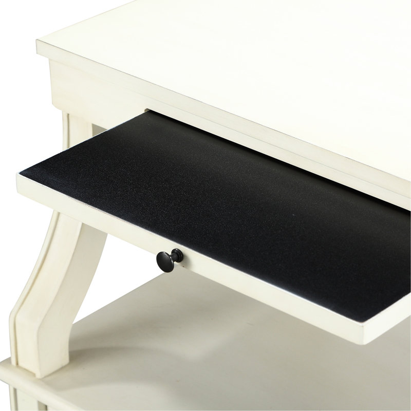 Table de chevet blanche exquise avec options de rangement séduisantes pour la chambre à coucher Tablette et tiroir polyvalents