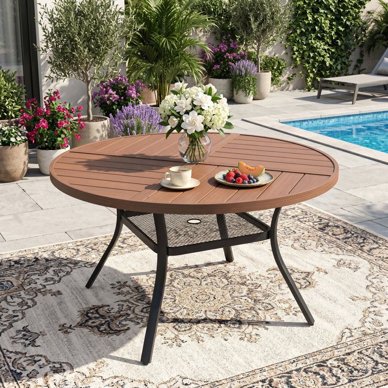 Table de salle à manger 47 ", Noyer