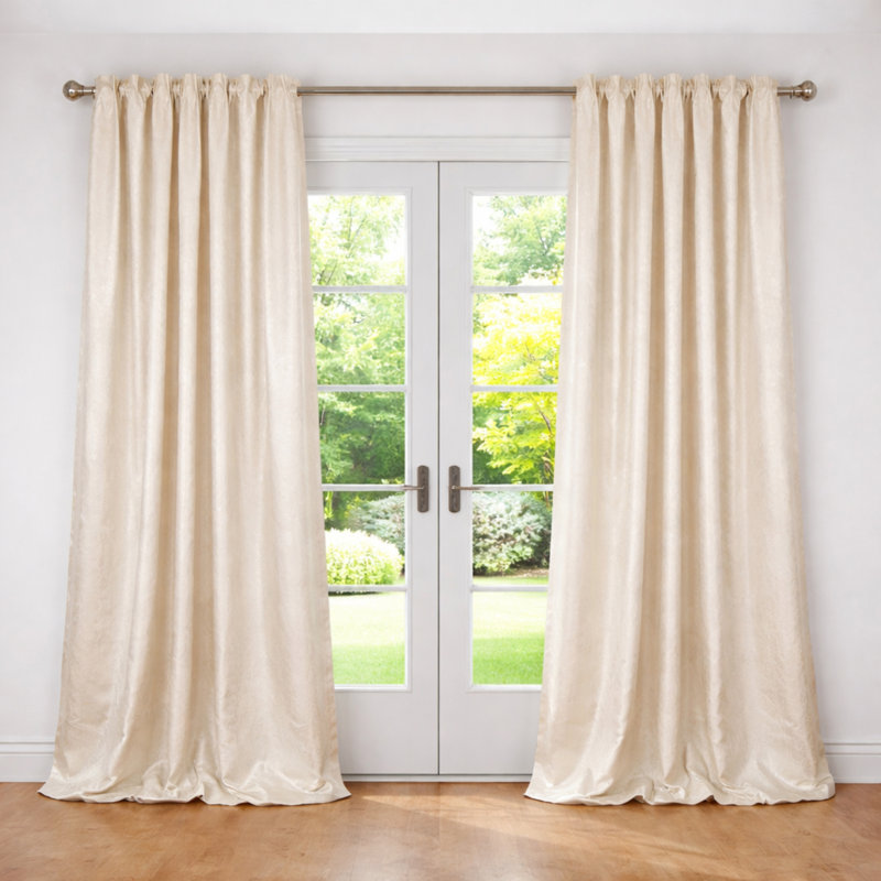 Imprint Room Darkening Curtain, 50" W x 108" L