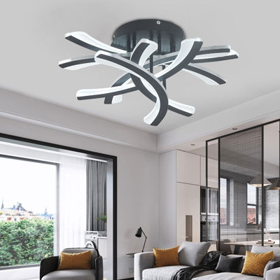 Acrylic Semi Flush Mount