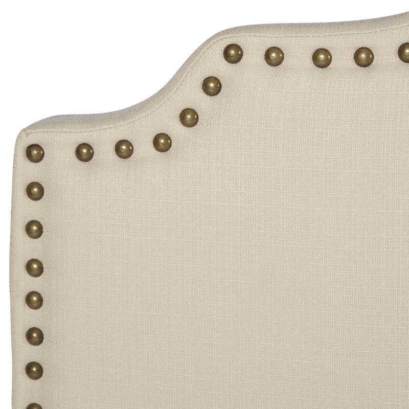Tête de lit en tissu d'ameublement Clara, Papier de riz, Double / Grand