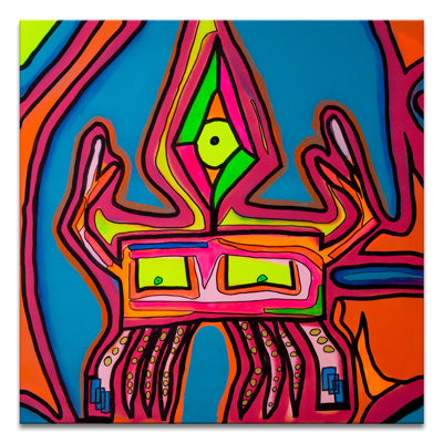 One of a Kind Art Untitled IV by  - Wrapped Canvas Original Painting