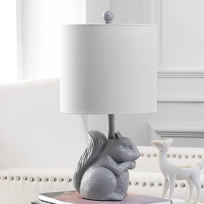 Lampe de table 18 po Edmund Squirrel, Gris